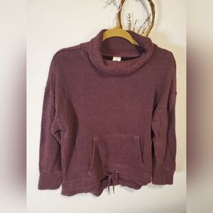 Cozy Purple Women's Thermal Sweatshirt
